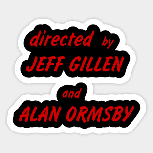 Gillen/Ormsby Credit Sticker